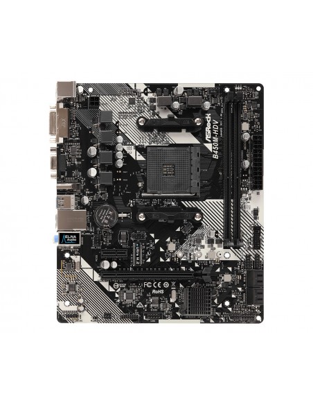 Asrock B450M-HDV R4.0 AMD B450 Zócalo AM4 micro ATX