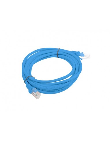 Lanberg PCU6-10CC-0300-B cable de red Azul 3 m Cat6 U UTP (UTP)