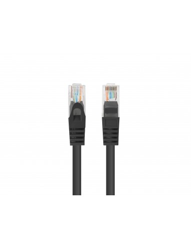 Lanberg PCU6-10CC-0750-BK cable de red Negro 7,5 m Cat6 U UTP (UTP)