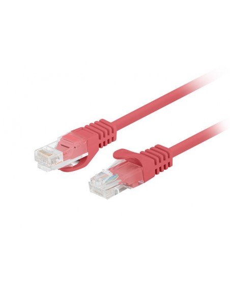 Lanberg PCU6-10CC-0750-R cable de red Rojo 7,5 m Cat6 U UTP (UTP)