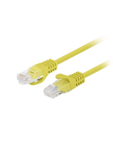 Lanberg PCU6-10CC-0750-Y cable de red Amarillo 7,5 m Cat6 U UTP (UTP)