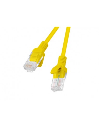 Lanberg PCU6-10CC-1000-Y cable de red Amarillo 10 m Cat6 U UTP (UTP)