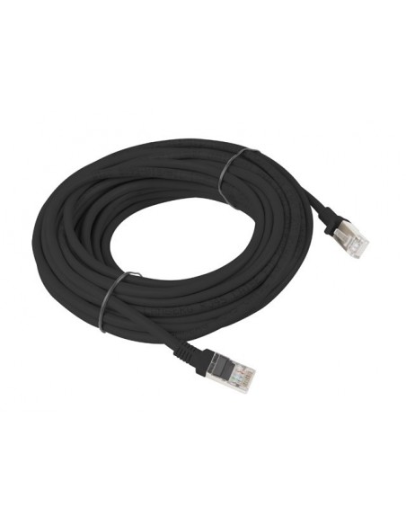 Lanberg PCU6-10CC-1000-BK cable de red Negro 10 m Cat6 U UTP (UTP)