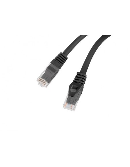 Lanberg PCU6-10CU-0050-BK cable de red Negro 0,5 m Cat6 U UTP (UTP)