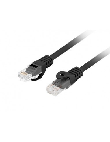 Lanberg PCU6-10CU-1000-BK cable de red Negro 10 m Cat6 U UTP (UTP)