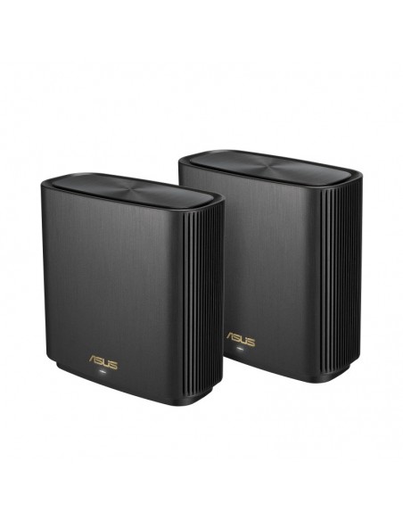 ASUS ZenWiFi AX XT8 (B-2-PK) router inalámbrico Gigabit Ethernet Tribanda (2,4 GHz 5 GHz 5 GHz) Negro