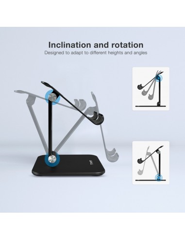 TooQ PH-HERMES-NOCHE soporte Soporte pasivo Teléfono móvil smartphone, Tablet UMPC Negro