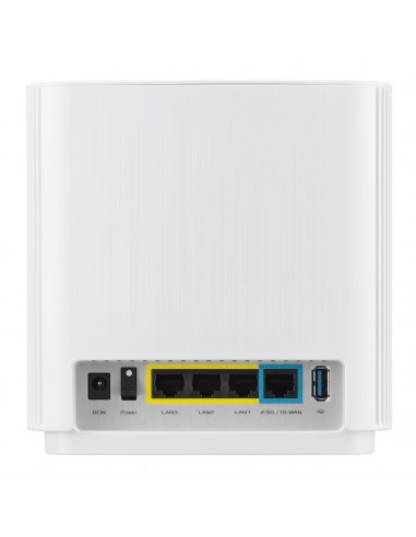 ASUS ZenWiFi AX (XT9) AX7800 1er Pack Weiß Tribanda (2,4 GHz 5 GHz 5 GHz) Wi-Fi 6 (802.11ax) Blanco 4 Interno