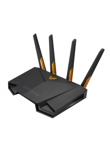 ASUS TUF Gaming AX3000 V2 router inalámbrico Gigabit Ethernet Doble banda (2,4 GHz   5 GHz) Negro, Naranja