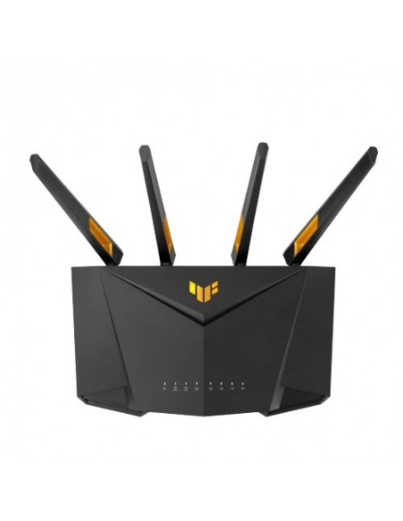 ASUS TUF Gaming AX3000 V2 router inalámbrico Gigabit Ethernet Doble banda (2,4 GHz   5 GHz) Negro, Naranja
