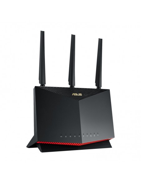 ASUS RT-AX86U Pro router inalámbrico Gigabit Ethernet Doble banda (2,4 GHz   5 GHz) Negro