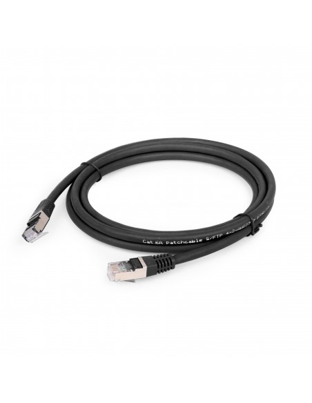 Gembird PP6A-LSZHCU-BK-5M cable de red Negro Cat6a S FTP (S-STP)