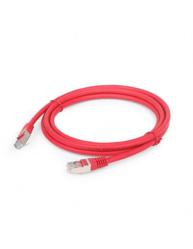 Gembird PP6A-LSZHCU-R-2M cable de red Rojo Cat6a S FTP (S-STP)