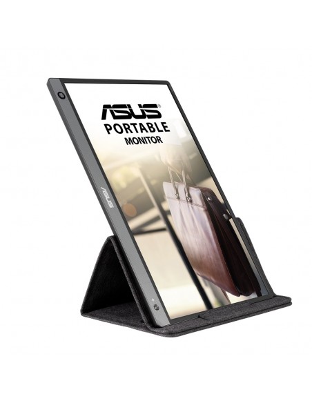 ASUS MB16AH pantalla para PC 39,6 cm (15.6") 1920 x 1080 Pixeles Full HD Negro, Gris