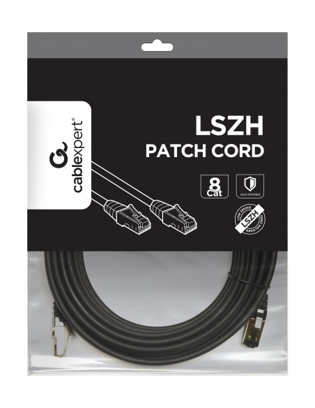 Gembird PP8-LSZHCU-BK-15M cable de red Negro Cat8 S FTP (S-STP)