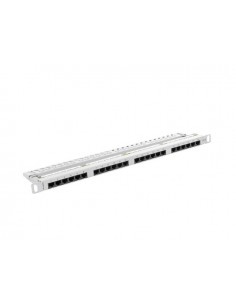 Lanberg PPU6-0024-S panel de parcheo 0.5U 2