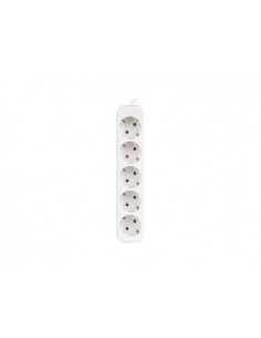 Lanberg PS0-05F-0150-W base múltiple 1,5 m 5 salidas AC Interior Blanco