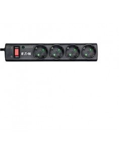 Eaton PS4D limitador de tensión Negro, Blanco 4 salidas AC 220 - 250 V 1 m