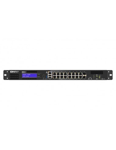 QNAP QGD-1600 Gestionado Gigabit Ethernet (10 100 1000) 1U Negro, Gris