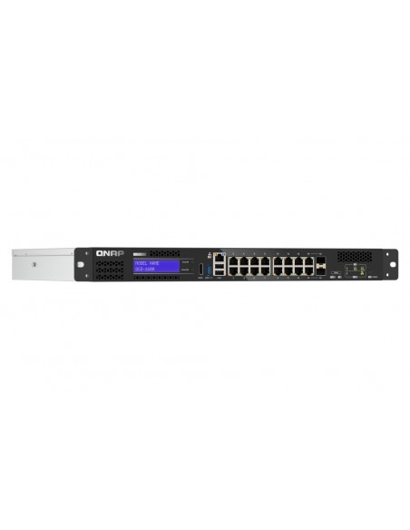 QNAP QGD-1600 Gestionado Gigabit Ethernet (10 100 1000) 1U Negro, Gris