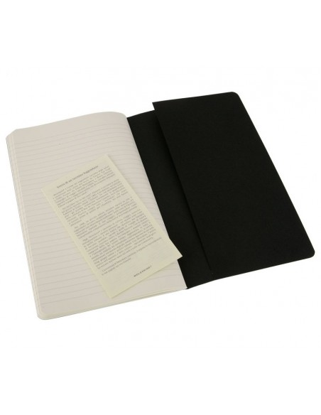 Moleskine QP316 cuaderno y block 80 hojas Negro