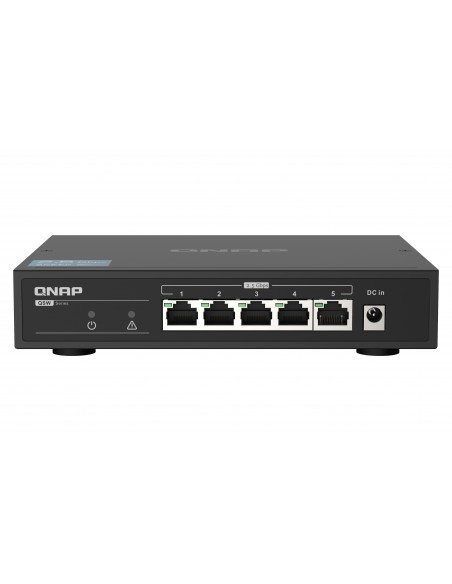 QNAP QSW-1105-5T switch No administrado Gigabit Ethernet (10 100 1000) Negro