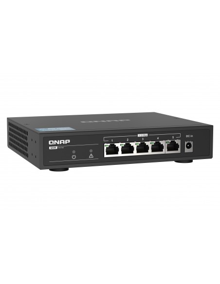 QNAP QSW-1105-5T switch No administrado Gigabit Ethernet (10 100 1000) Negro