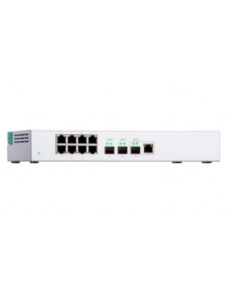 QNAP QSW-308-1C switch No administrado Gigabit Ethernet (10 100 1000) Blanco