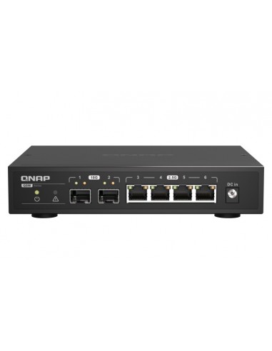 QNAP QSW-2104-2S switch No administrado 2.5G Ethernet Negro