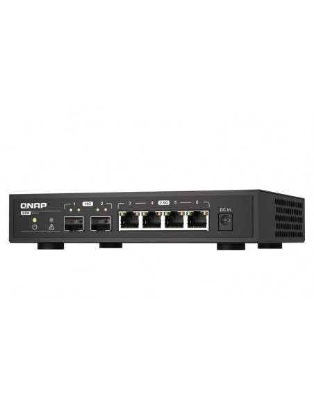 QNAP QSW-2104-2S switch No administrado 2.5G Ethernet Negro