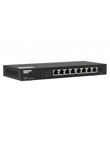 QNAP QSW-1108-8T switch No administrado 2.5G Ethernet (100 1000 2500) Negro