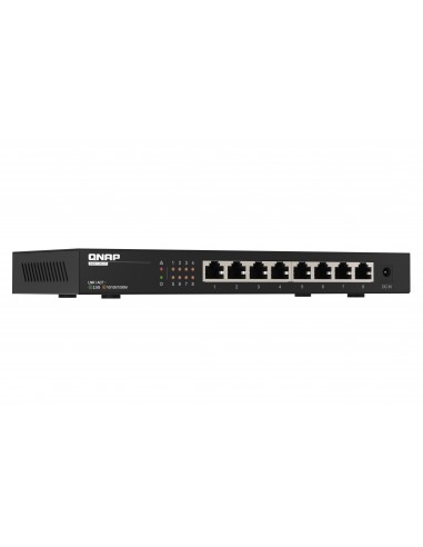 QNAP QSW-1108-8T switch No administrado 2.5G Ethernet (100 1000 2500) Negro