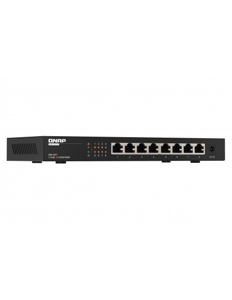 QNAP QSW-1108-8T switch No administrado 2.5G Ethernet (100 1000 2500) Negro