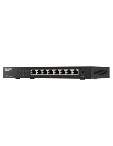 QNAP QSW-1108-8T switch No administrado 2.5G Ethernet (100 1000 2500) Negro