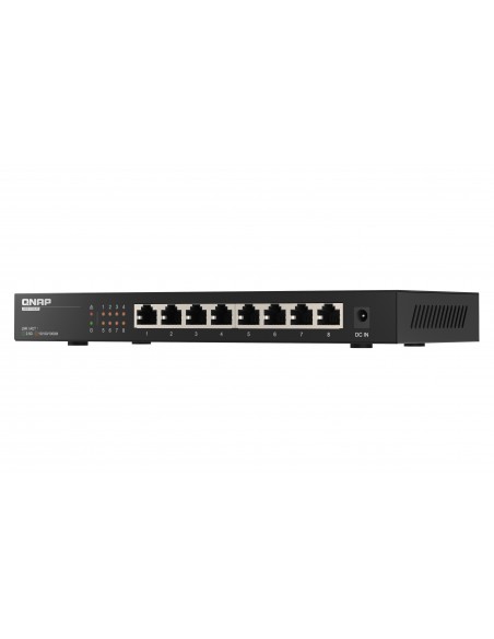 QNAP QSW-1108-8T switch No administrado 2.5G Ethernet (100 1000 2500) Negro