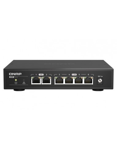 QNAP QSW-2104-2T switch No administrado 2.5G Ethernet (100 1000 2500) Negro