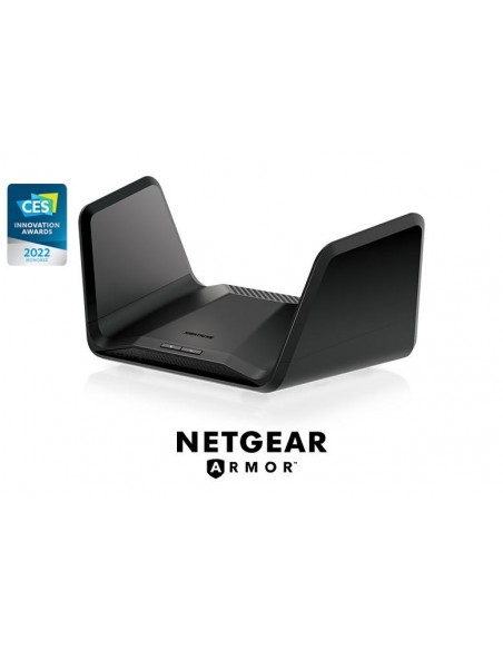 NETGEAR Nighthawk RAXE300 router inalámbrico Gigabit Ethernet Tribanda (2,4 GHz 5 GHz 5 GHz) Negro