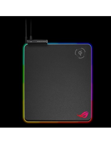 ASUS ROG Balteus Qi Alfombrilla de ratón para juegos Negro