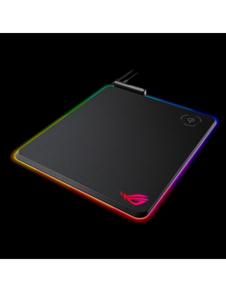 ASUS ROG Balteus Qi Alfombrilla de ratón para juegos Negro