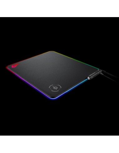 ASUS ROG Balteus Qi Alfombrilla de ratón para juegos Negro