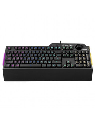 ASUS TUF Gaming K1 teclado USB Inglés, Español Negro