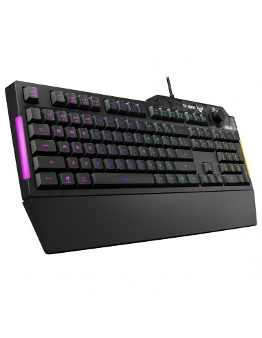 ASUS TUF Gaming K1 teclado USB Inglés, Español Negro