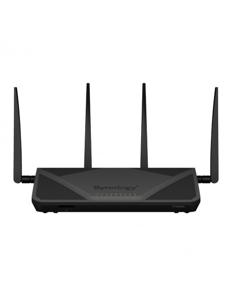 Synology RT2600AC router inalámbrico Gigabit Ethernet Doble banda (2,4 GHz   5 GHz) Negro