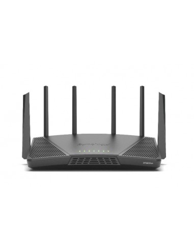 Synology RT6600ax Router WiFi6 1xWAN 3xGbE 1x2.5Gb router inalámbrico Tribanda (2,4 GHz 5 GHz 5 GHz) Negro