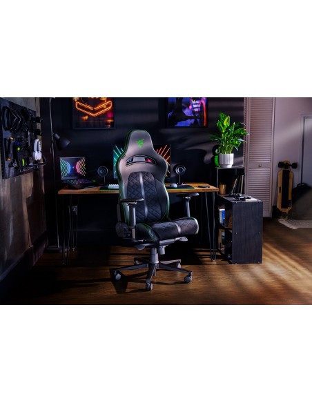 Razer Enki Silla para videojuegos de PC Asiento acolchado Negro