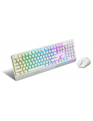 MSI S11-04ES305-CLA teclado Ratón incluido USB QWERTY Italiano Blanco