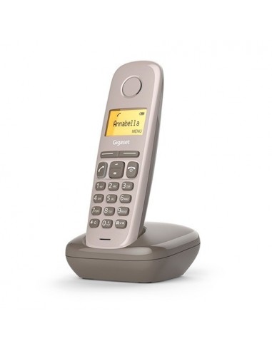 Gigaset A170 Teléfono DECT Identificador de llamadas Chocolate