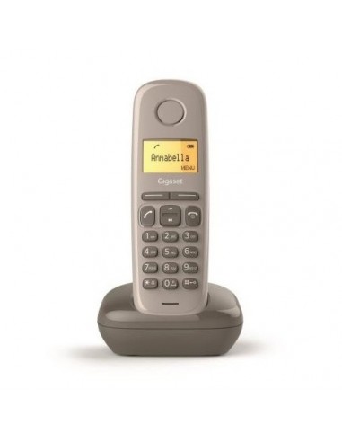Gigaset A170 Teléfono DECT Identificador de llamadas Chocolate