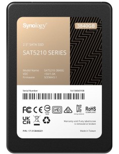 Synology SSD 2.5” SATA 3840GB 2.5" 3,84 TB Serial ATA III