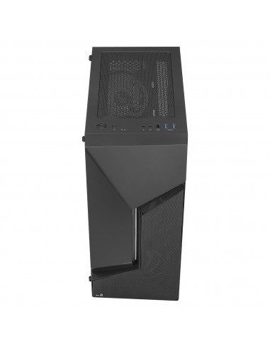Aerocool SCAPEBKV3 Caja Gaming ATX Frontal RGB LED Cristal Templado 3xVentiladores ARGB Negro